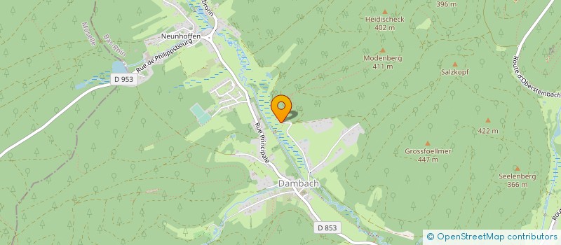 localisation de l'entreprise GRPT FORESTIER DU WEYERBACH à DAMBACH