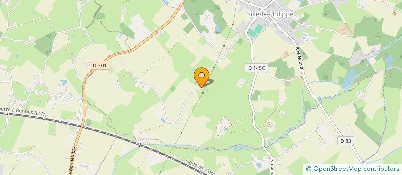 localisation de l'entreprise GRPT LE RELAIS MANCEAU  SAVIGNE L'EVEQUE