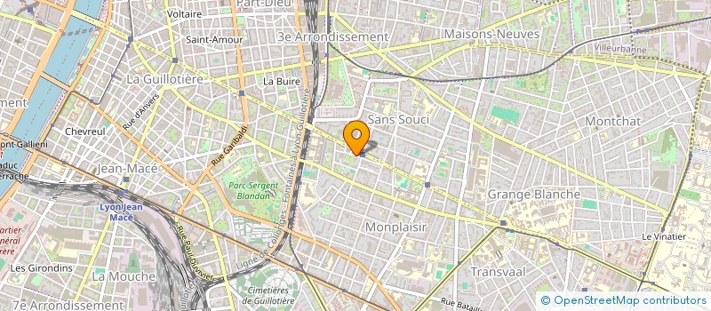 localisation de l'entreprise GRPT LYON SOC INGEN DIPLOM ETP  LYON