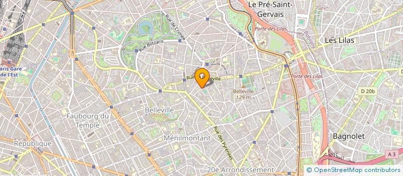 localisation de l'entreprise GRPT NATIONAL DES CINEMAS DE RECHERCHE  PARIS