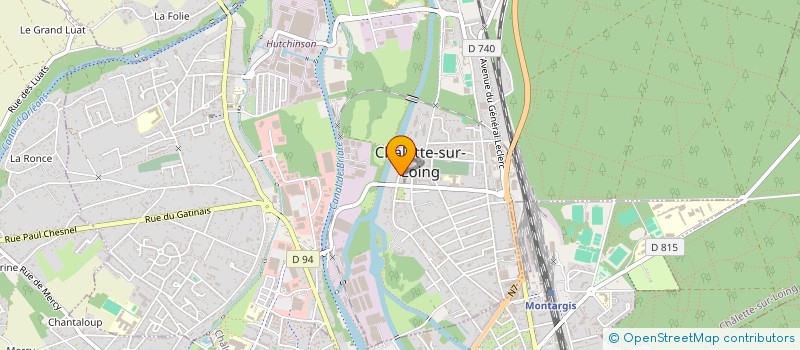 localisation de l'entreprise GRPT PAROISSIAL CHALETTE VESINES CITES  CHALETTE-SUR-LOING