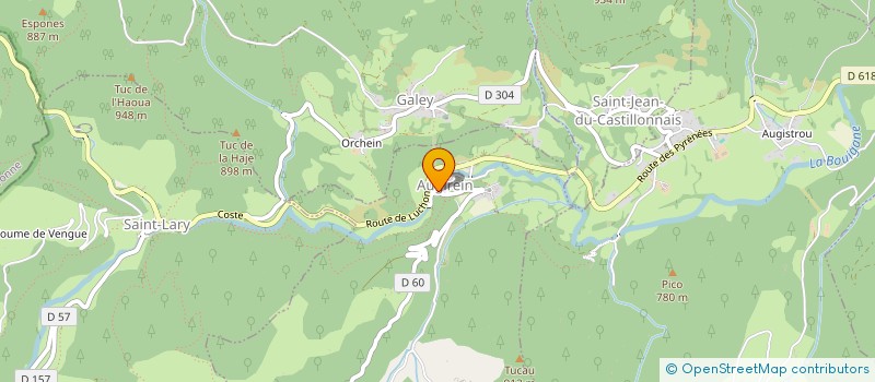 localisation de l'entreprise GRPT PASTORAL DE LOUBERES-ESTREMAILLE à ARGEIN