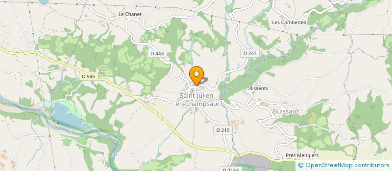 localisation de l'entreprise GRPT PASTORAL DU VILLARD MOUREN  SAINT-JULIEN-EN-CHAMPSAUR