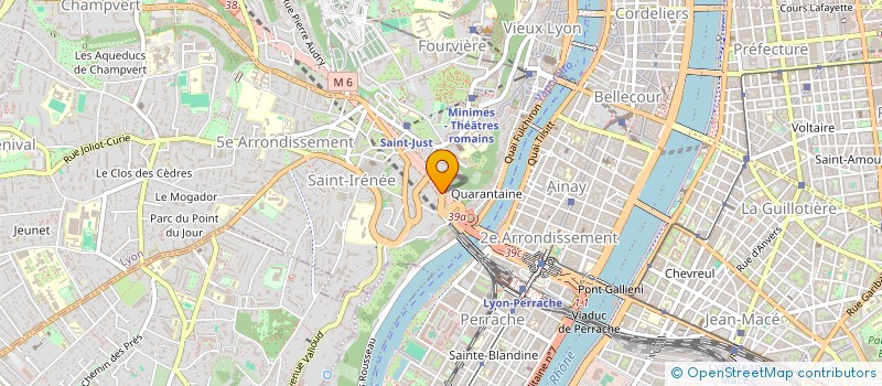 localisation de l'entreprise GRPT SYND FOURREURS REG LYON à LYON 5EME