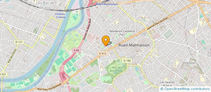 localisation de l'entreprise GRPX à RUEIL-MALMAISON