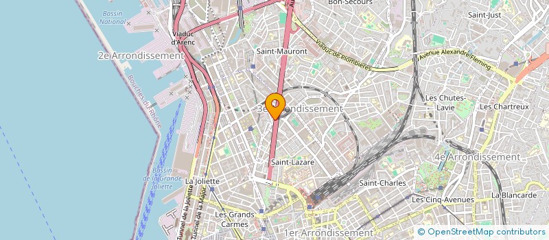 localisation de l'entreprise GRR RENOVATION à MARSEILLE