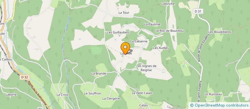 localisation de l'entreprise GRRRRR à FLEURAC