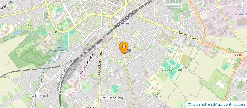localisation de l'entreprise GRS à ARRAS
