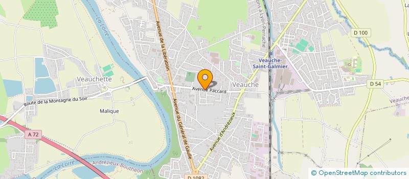 localisation de l'entreprise GRS  VEAUCHE