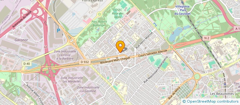 localisation de l'entreprise GRS à AULNAY-SOUS-BOIS