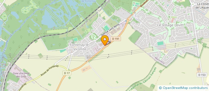 localisation de l'entreprise GRS BIO  FONTENAY-LE-VICOMTE
