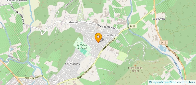 localisation de l'entreprise GRS'COOL  LA CRAU