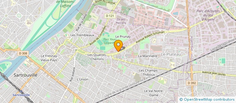localisation de l'entreprise GRS FRANCE à BUSSY-SAINT-GEORGES