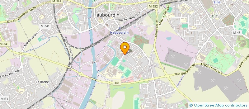 localisation de l'entreprise GRS HAUBOURDIN à HAUBOURDIN