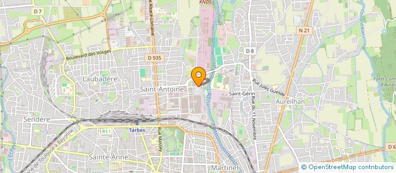 localisation de l'entreprise GRSI INVEST  TARBES