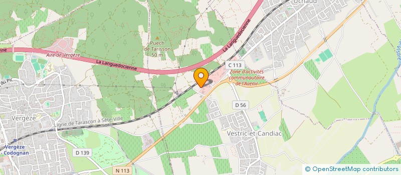 localisation de l'entreprise GRSL  VESTRIC-ET-CANDIAC