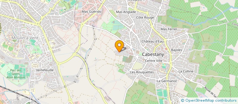 localisation de l'entreprise GRSY 1  CABESTANY