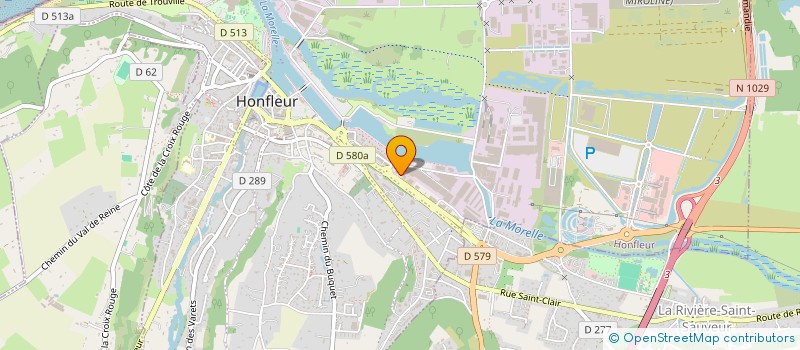localisation de l'entreprise GRT H à HONFLEUR