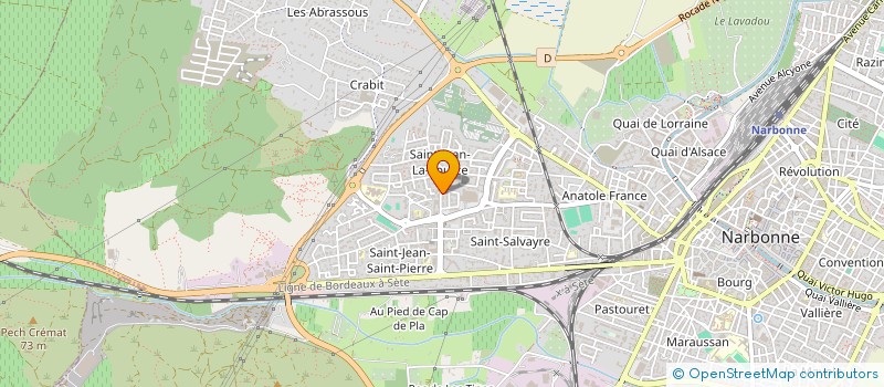 localisation de l'entreprise GRT LANGUEDOC à NARBONNE