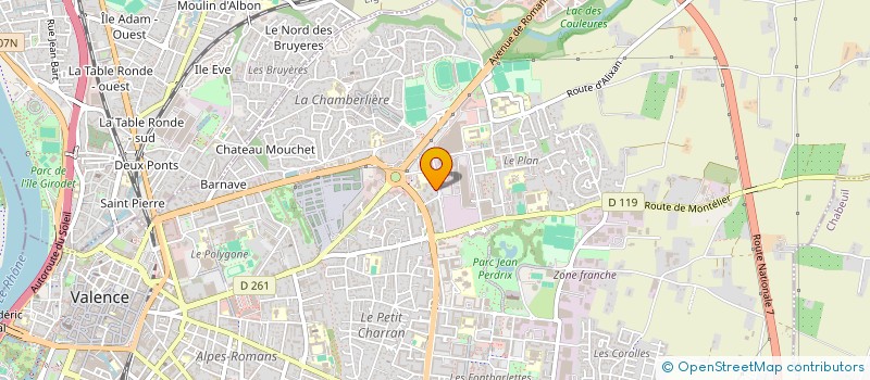 localisation de l'entreprise GRT26  VALENCE