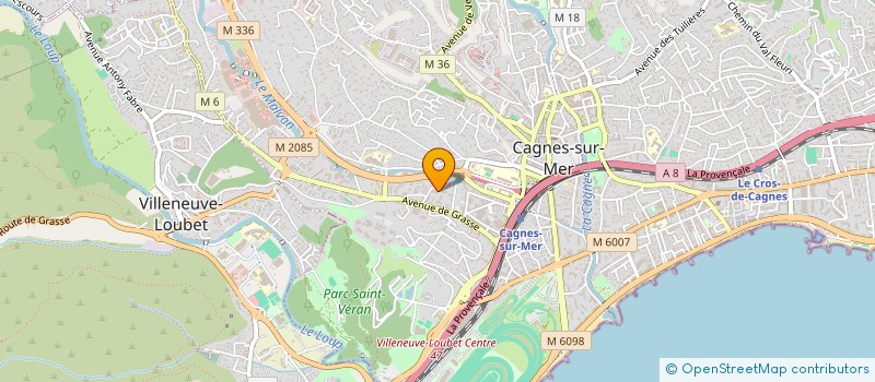 localisation de l'entreprise GRTC à CAGNES-SUR-MER
