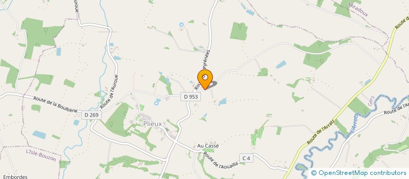 localisation de l'entreprise GRTOUPEMENT FONCIER AGRICOLE D'ENCAYRON  BEAUMONT-DE-LOMAGNE