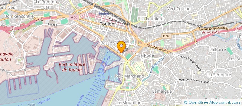 localisation de l'entreprise GRUARIN COLLECTIVITES à TOULON