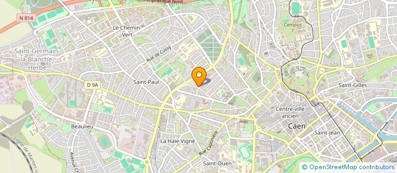 localisation de l'entreprise GRUAU DIS à CAEN