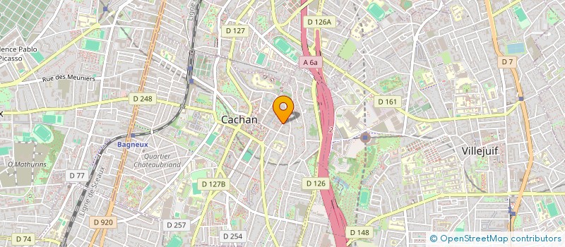 localisation de l'entreprise GRUB'S HOLDING  CACHAN