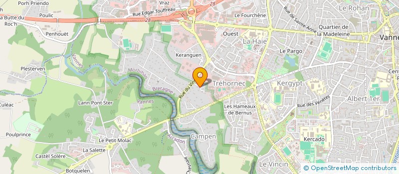 localisation de l'entreprise GRUBER APERTURE  VANNES