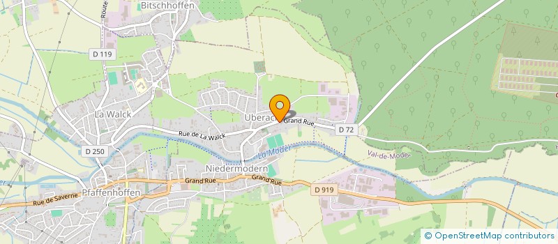 localisation de l'entreprise GRUBER ELEC  VAL-DE-MODER