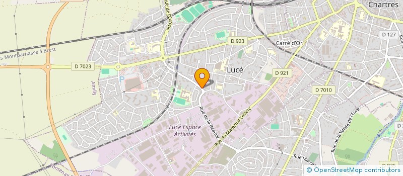 localisation de l'entreprise GRUBER ET FILS à LUCE