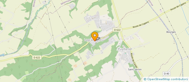 localisation de l'entreprise GRUBER HOLDING  LAGRACE-DIEU