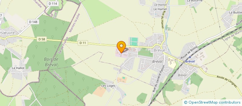 localisation de l'entreprise GRUCHY FUSION  BREVAL