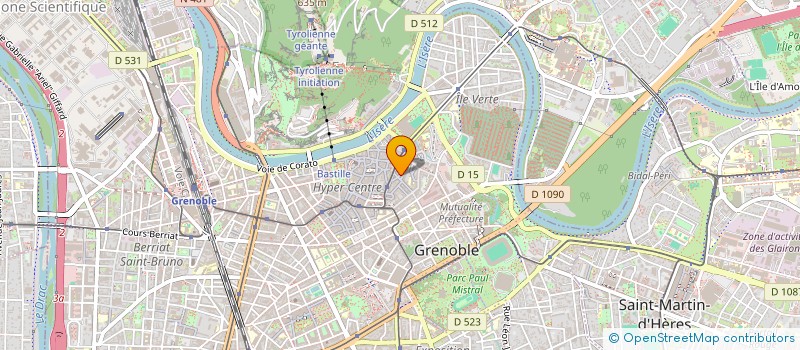localisation de l'entreprise GRUEL T  GRENOBLE