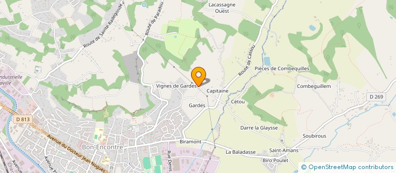 localisation de l'entreprise GRUES ET PONTS ROULANTS à CASTELCULIER