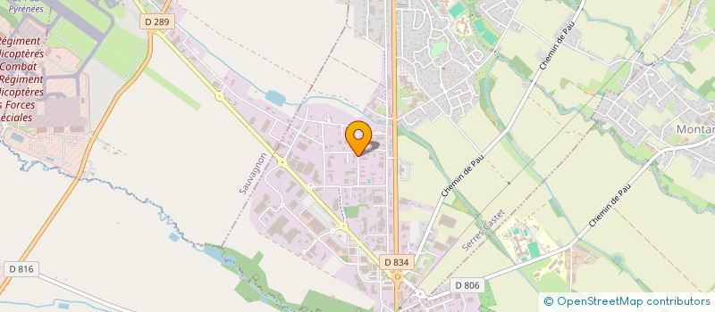 localisation de l'entreprise GRUET INGENIERIE à SERRES-CASTET