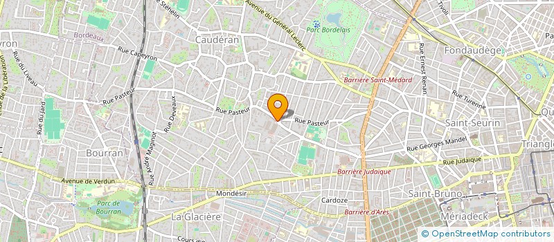 localisation de l'entreprise GRUETDIS à BORDEAUX