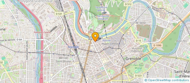 localisation de l'entreprise GRUEZ à GRENOBLE