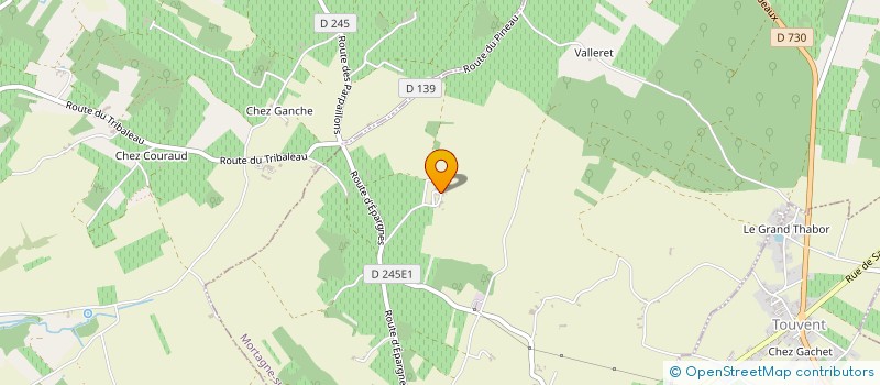 localisation de l'entreprise GRUGET ET FILS  MORTAGNE-SUR-GIRONDE