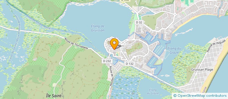 localisation de l'entreprise GRUIS'SUN  GRUISSAN