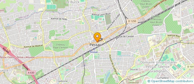 localisation de l'entreprise GRUISE à PESSAC