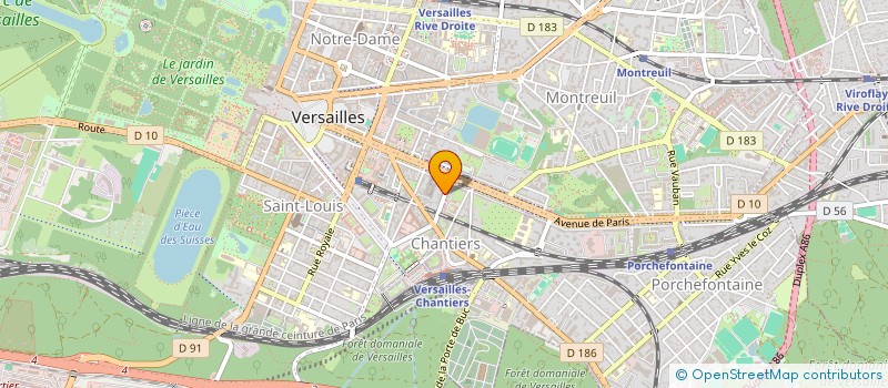 localisation de l'entreprise GRUISSAN PARAD'ICE à VERSAILLES