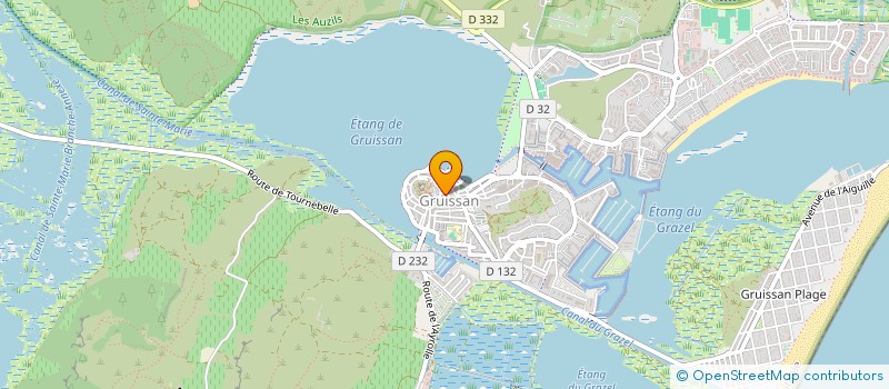 localisation de l'entreprise GRUISSANGELES  GRUISSAN