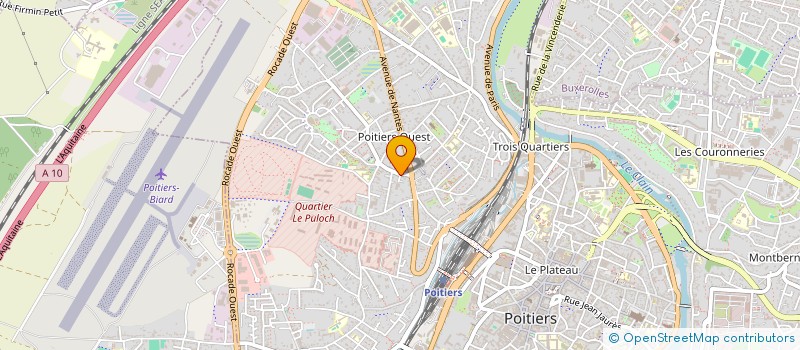 localisation de l'entreprise GRUMAR à POITIERS