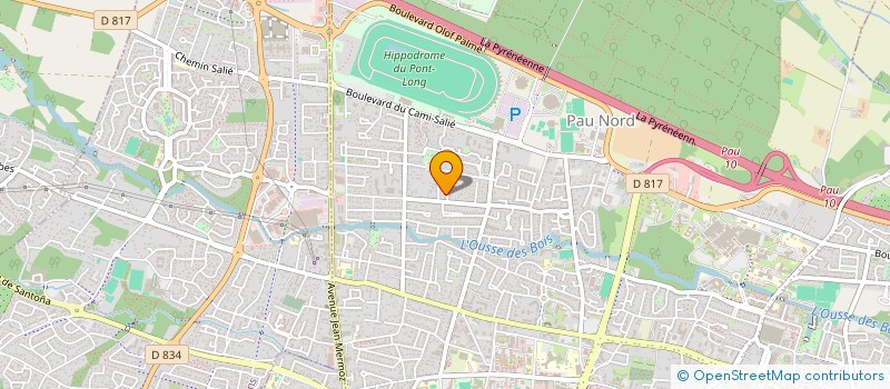 localisation de l'entreprise GRUMASOU à PAU