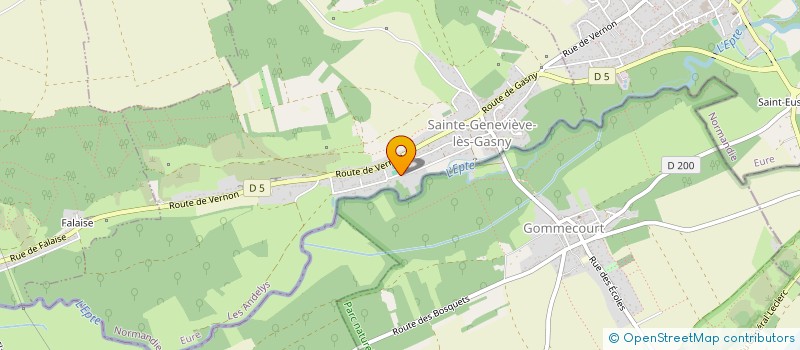 localisation de l'entreprise GRUMBACH HOLDING  SAINTE-GENEVIEVE-LES-GASNY