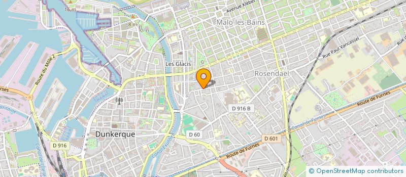localisation de l'entreprise GRUMEAU à DUNKERQUE