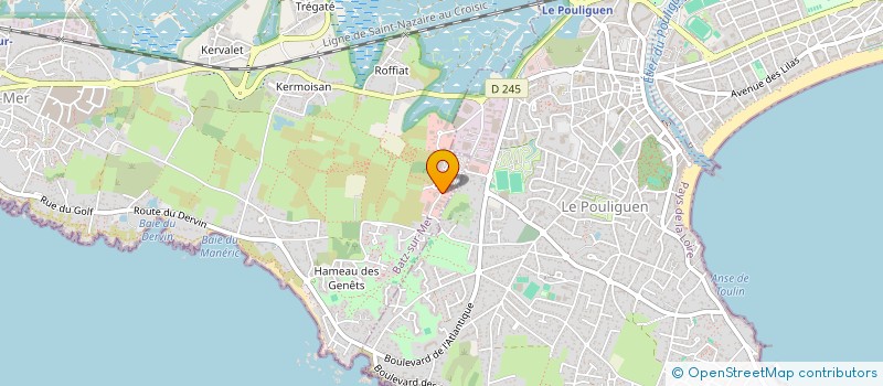 localisation de l'entreprise GRUMEAUX  BATZ-SUR-MER