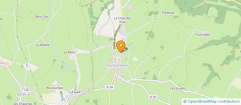 localisation de l'entreprise GRUMES DE FRANCE  FONTANIERES